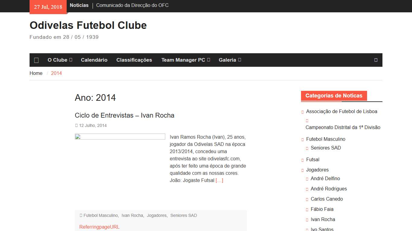 2014 – Odivelas Futebol Clube